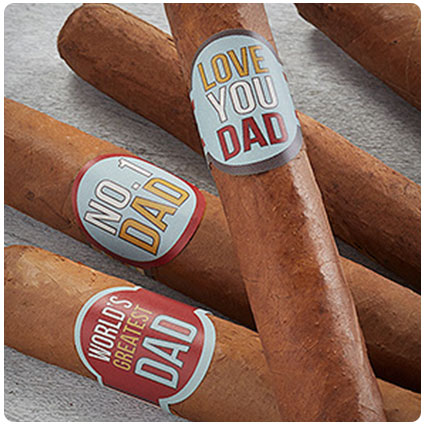 Love You Dad Personalized Cigar Labels