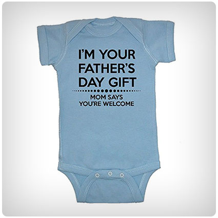 Mom Says You're Welcome Baby Bodysuit