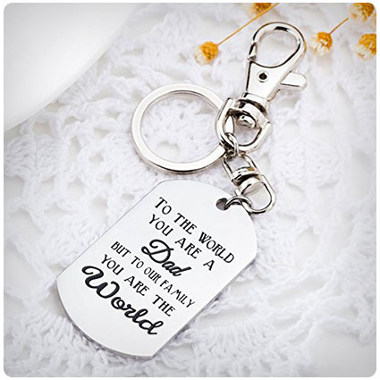 You Are The World Keychain