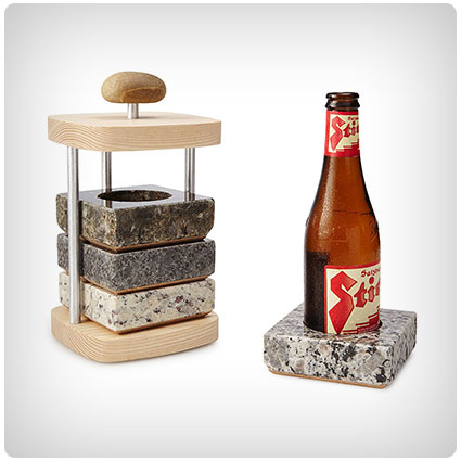 Beer Bottle Chilling Coaster Set
