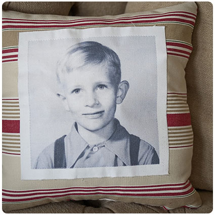 Diy Vintage Photo Pillow